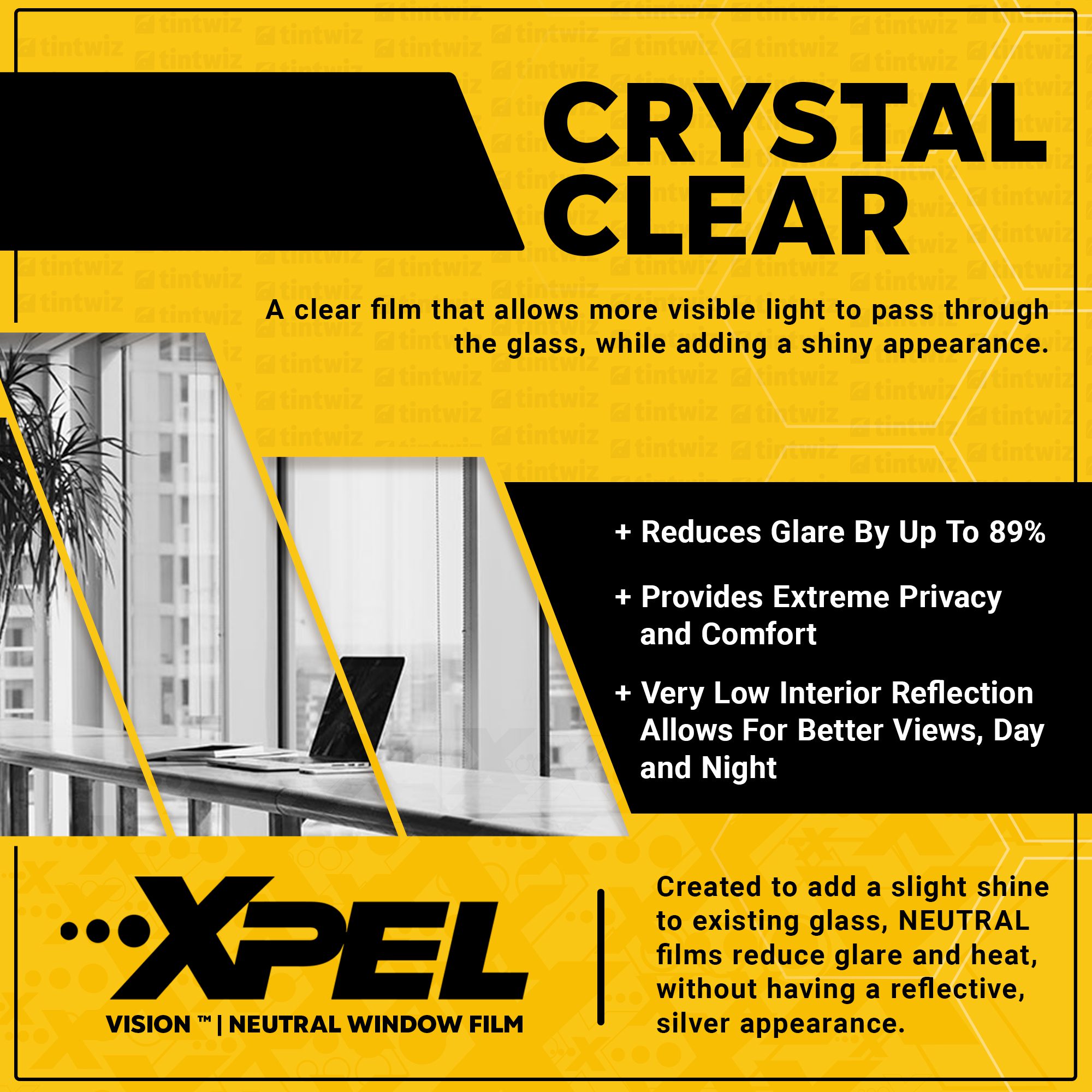 Xpel Crystal Clear Window Tint