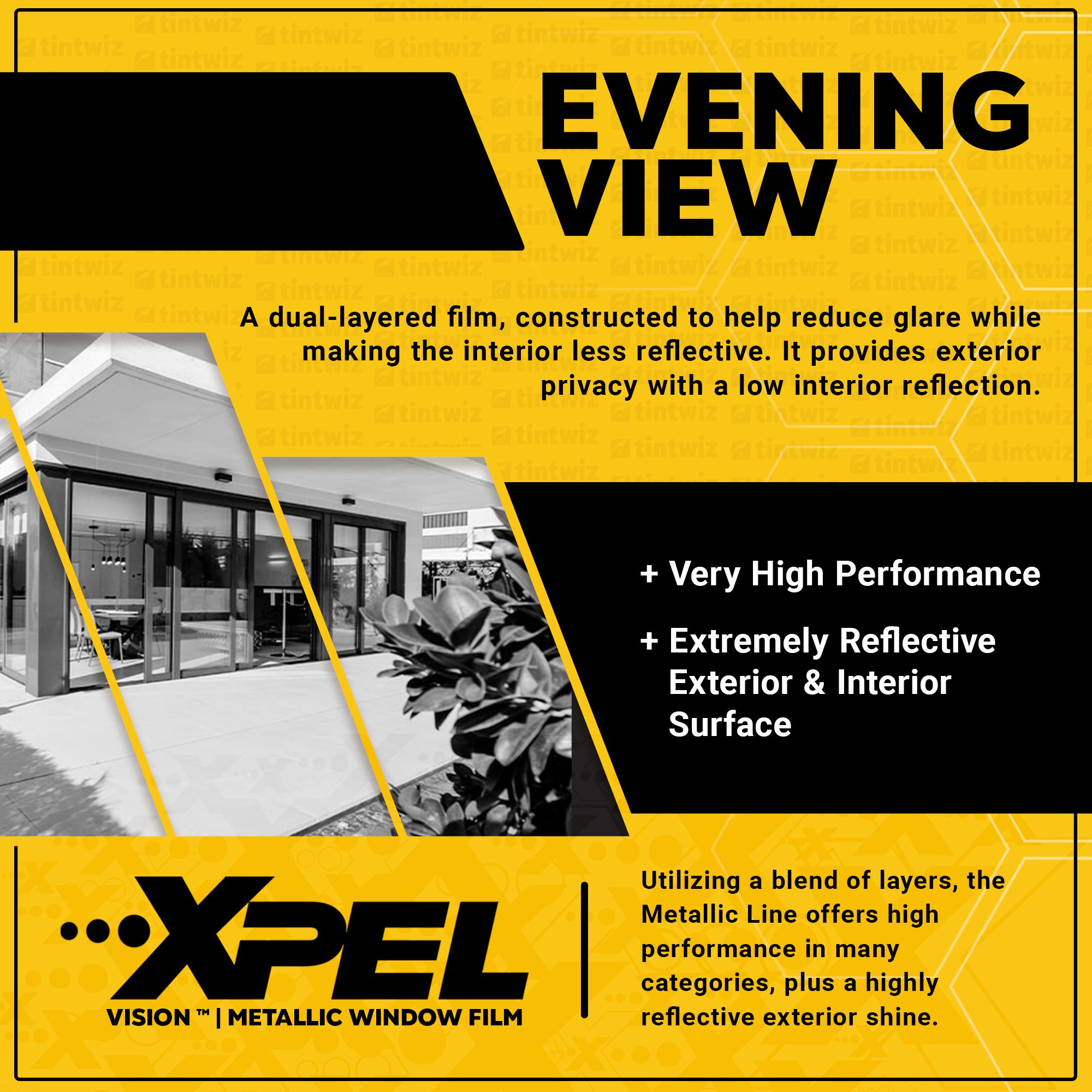 Xpel Metallic Evening View Window Tint