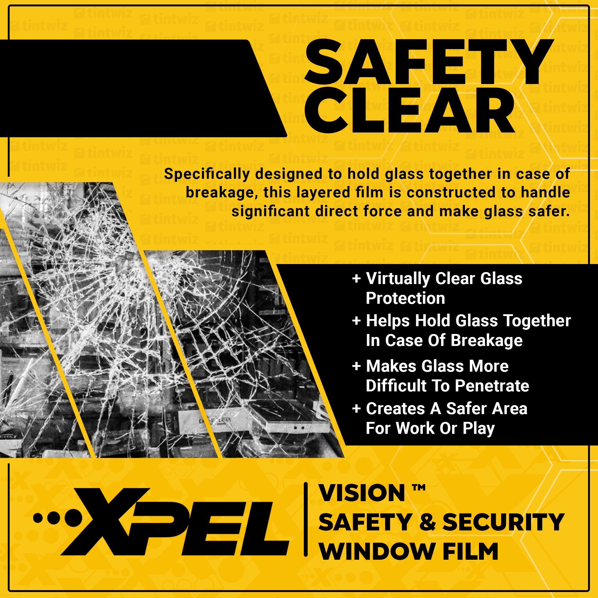 Xpel Safety Clear Window Tint