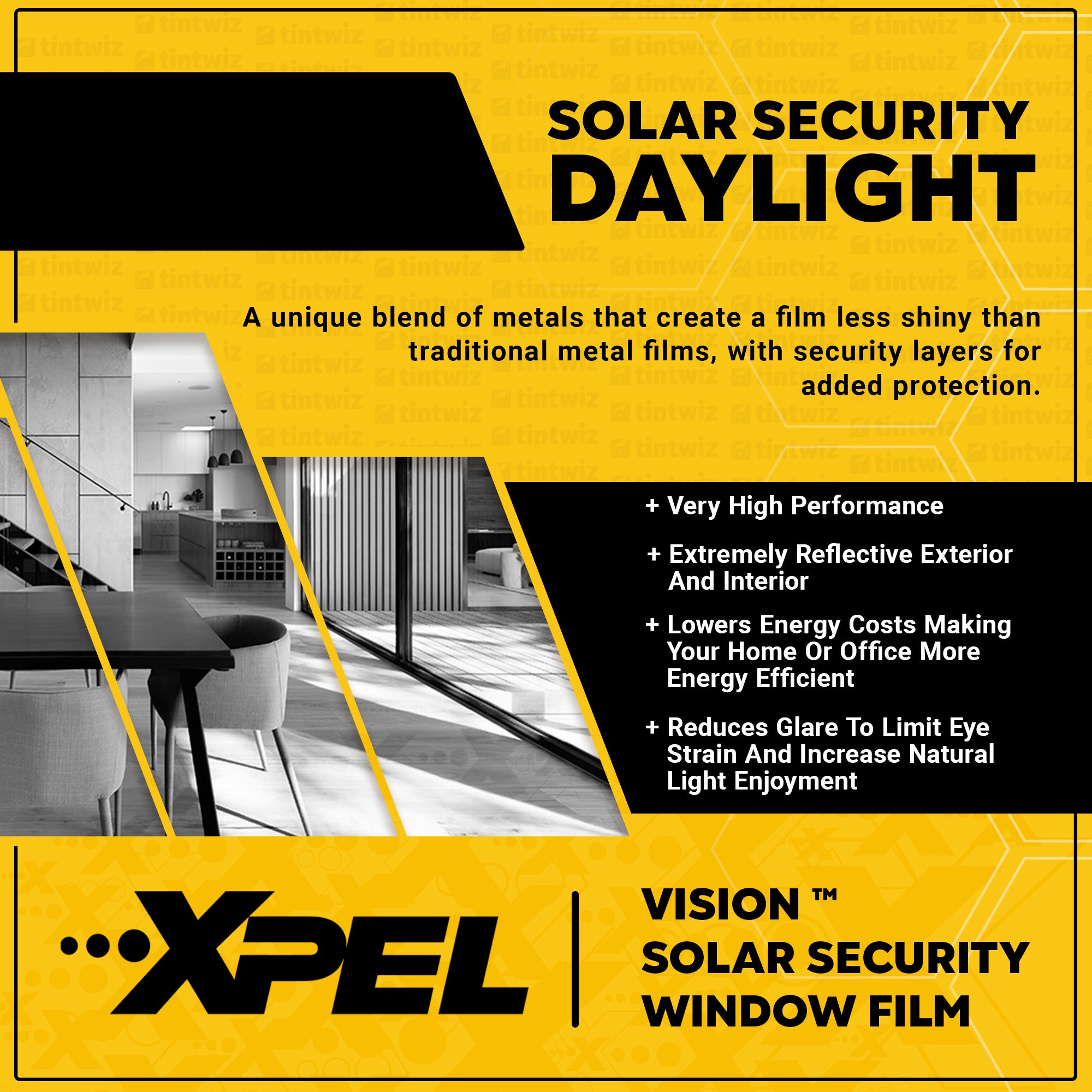 Xpel Solar Security Daylight Window Tint